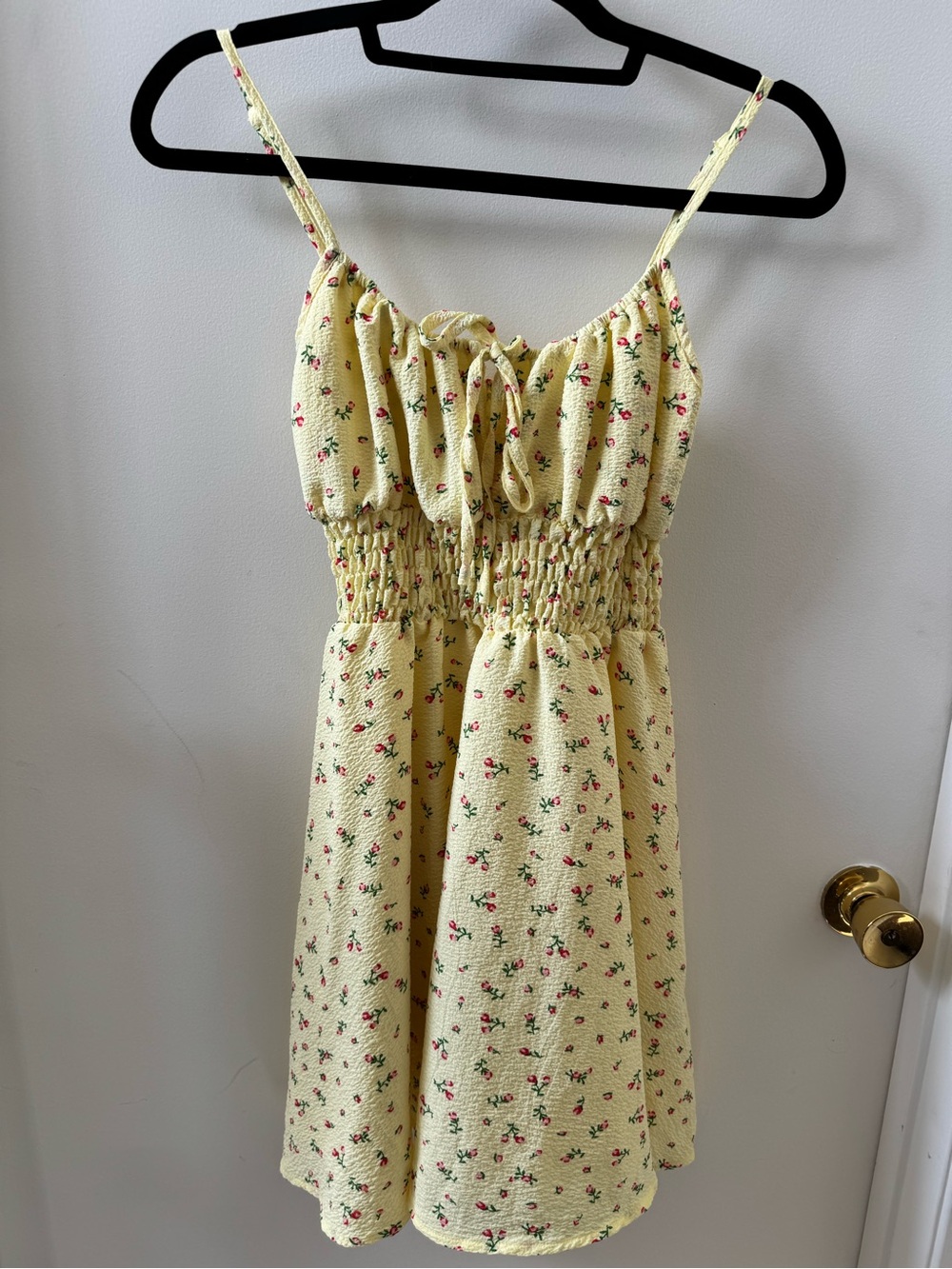 SHEIN Yellow Floral Dress